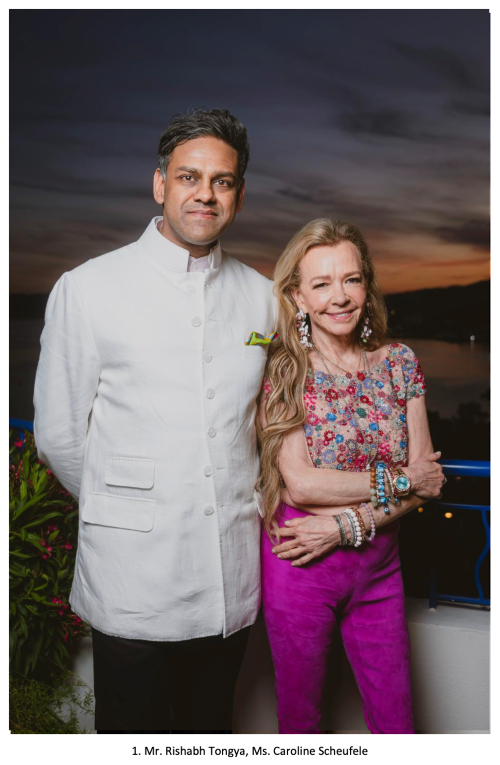 Mr. Rishabh Tongya, Ms. Caroline Scheufele